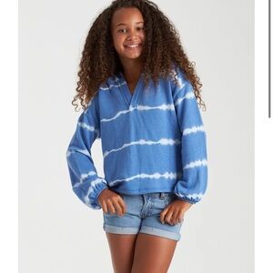 NWT Billabong Girl's Lazy Days Pull Over Hoodie